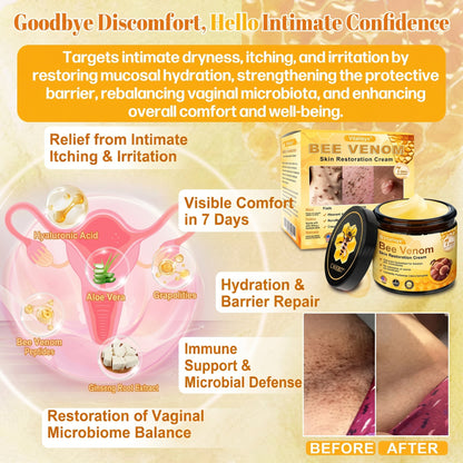 【𝟐𝟎𝟐𝟔 𝐍𝐞𝐰 𝐔𝐩𝐠𝐫𝐚𝐝𝐞: 𝟖𝟎% 𝐎𝐅𝐅】📎🍯Aeehfeng® Bee Venom Skin Restoration Cream – with Royal Jelly, Hyaluronic Acid and Bee Venom for skin hydration, elasticity, anti-aging & repair